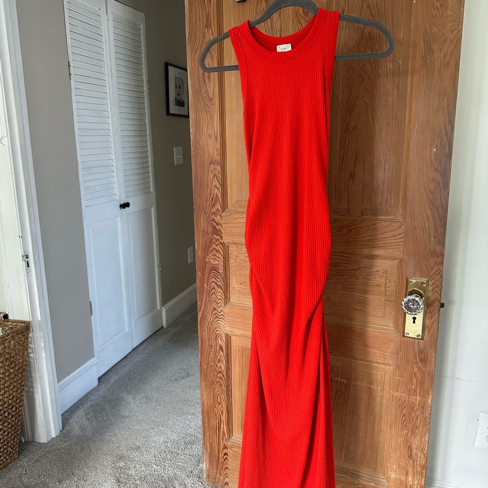 A New Day Red Cinched Maxi Dress